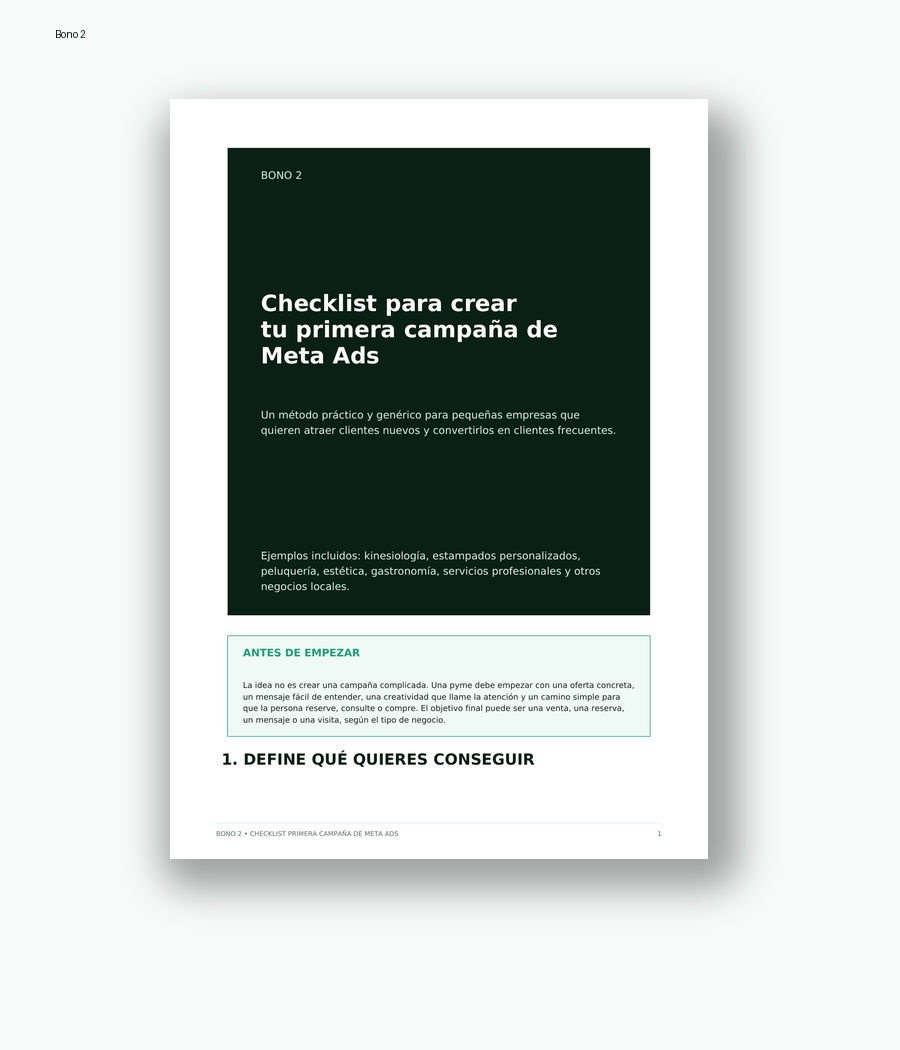Meta Ads con IA — Guía para conseguir clientes